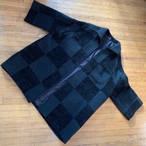 Rare, Beautiful Weight WARM! 100% Wool Marimekko Coat OVERSIZE 🖤Made in Finland